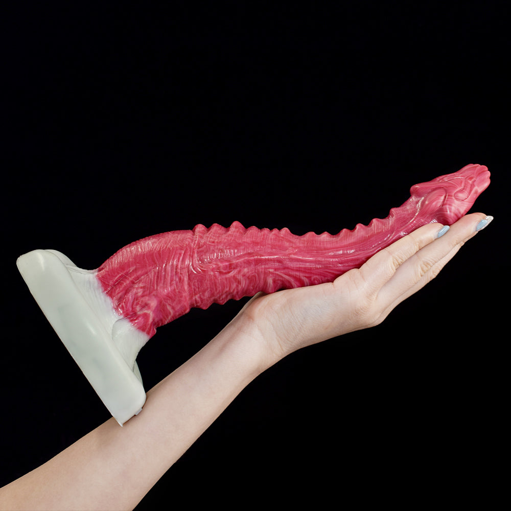 Serpens Ignis — Hellfire Silicone Snake Dildo