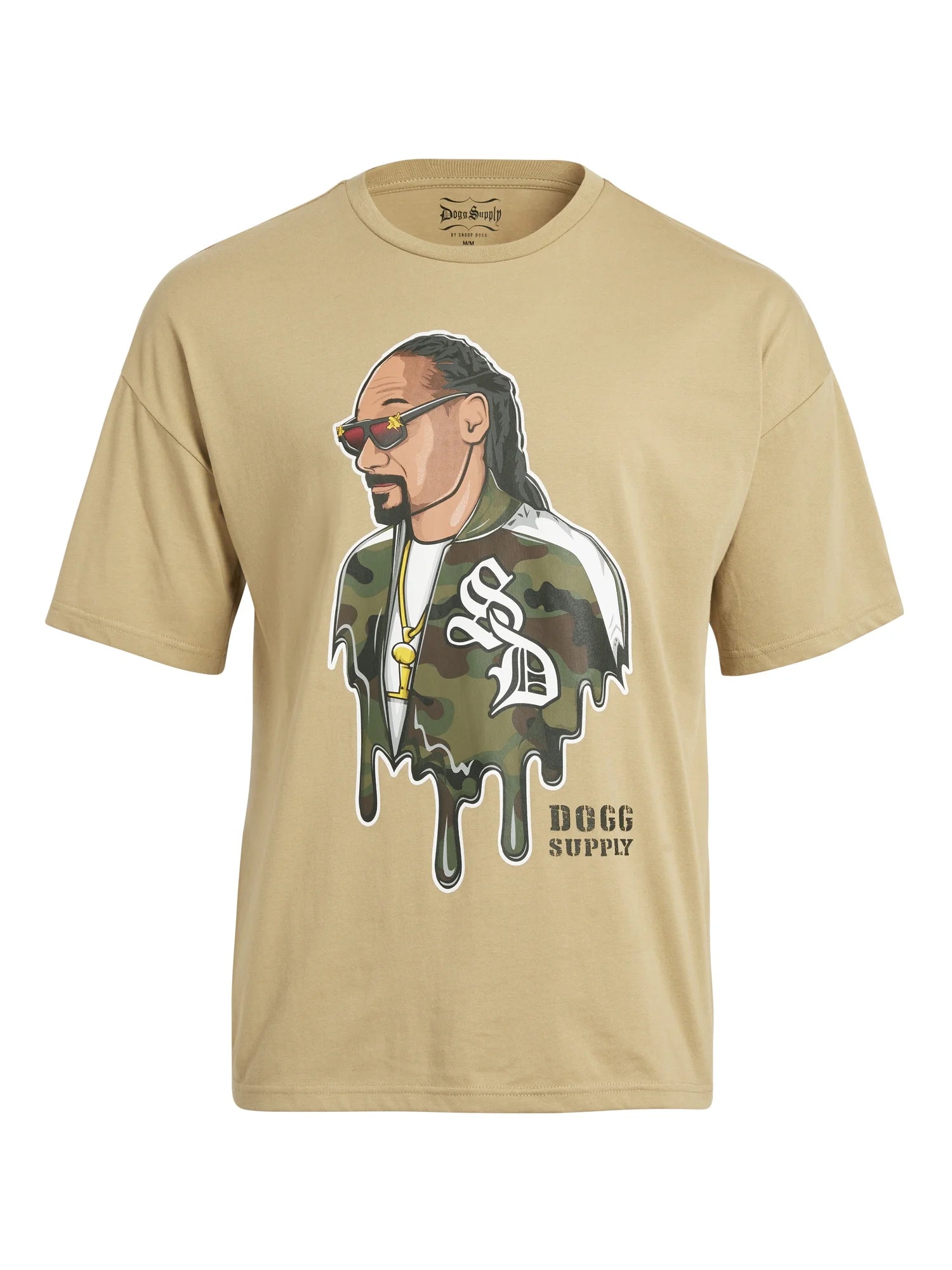 by Snoop Dogg Men'S & Big Men'S Oversize Drop Shoulder Graphic T-Shirt, Sizes XS-3XL