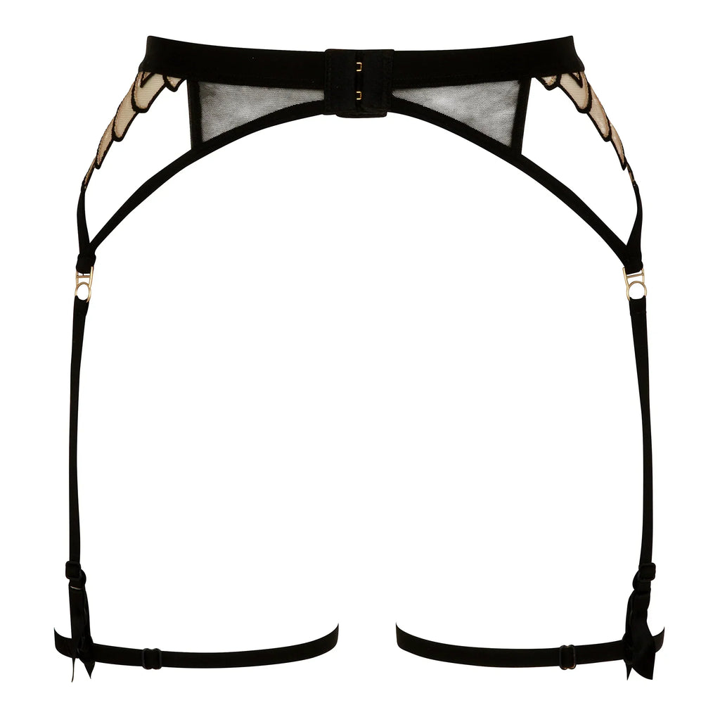 Sheer Mesh Garter Belt Atelier Amour Cosmic Dream