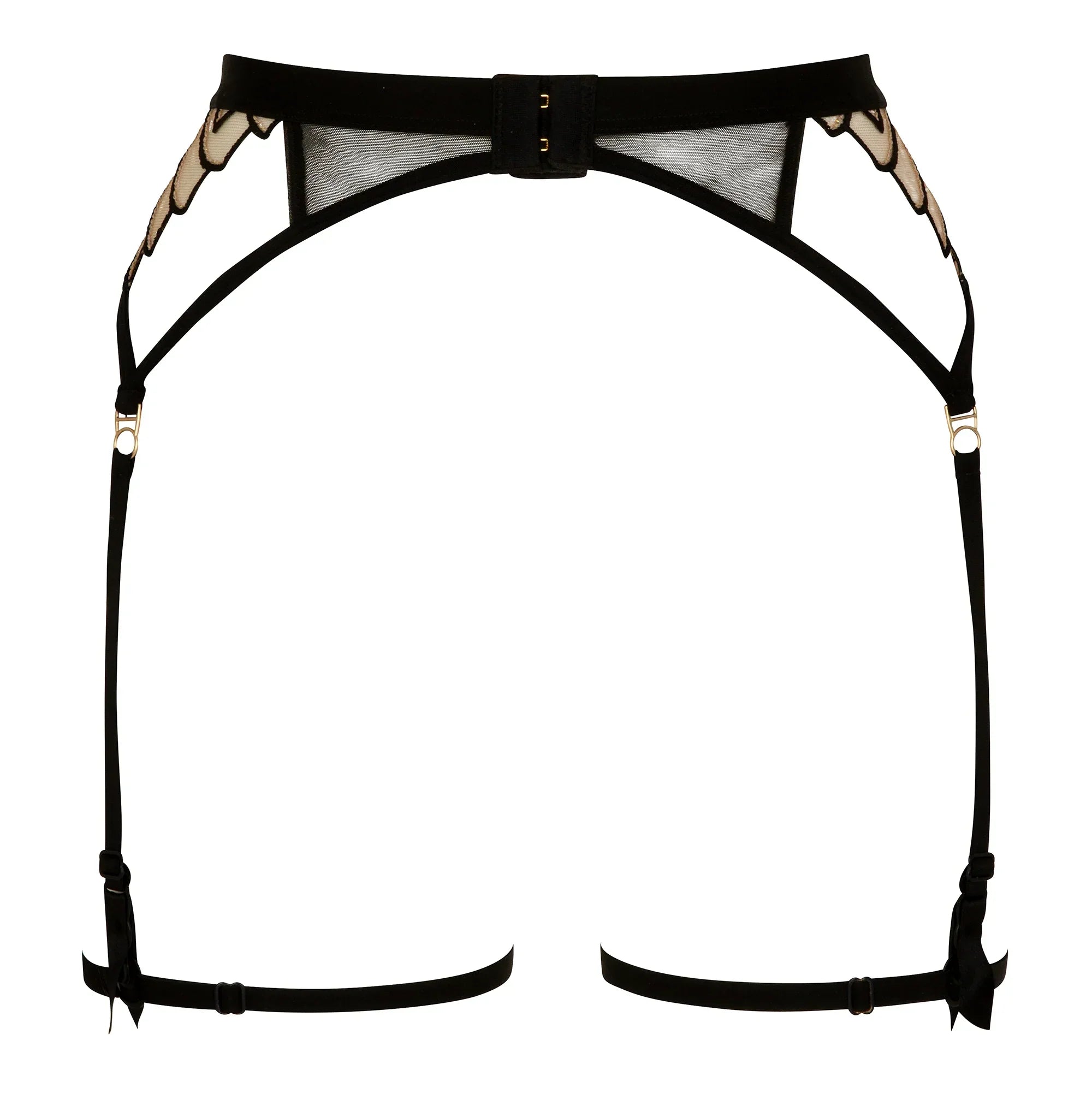 Sheer Mesh Garter Belt Atelier Amour Cosmic Dream