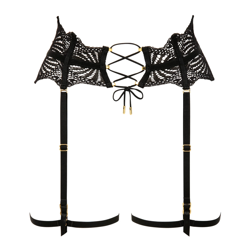 Sexy See Through Lace Garter Belt Atelier Amour Enlace Moi