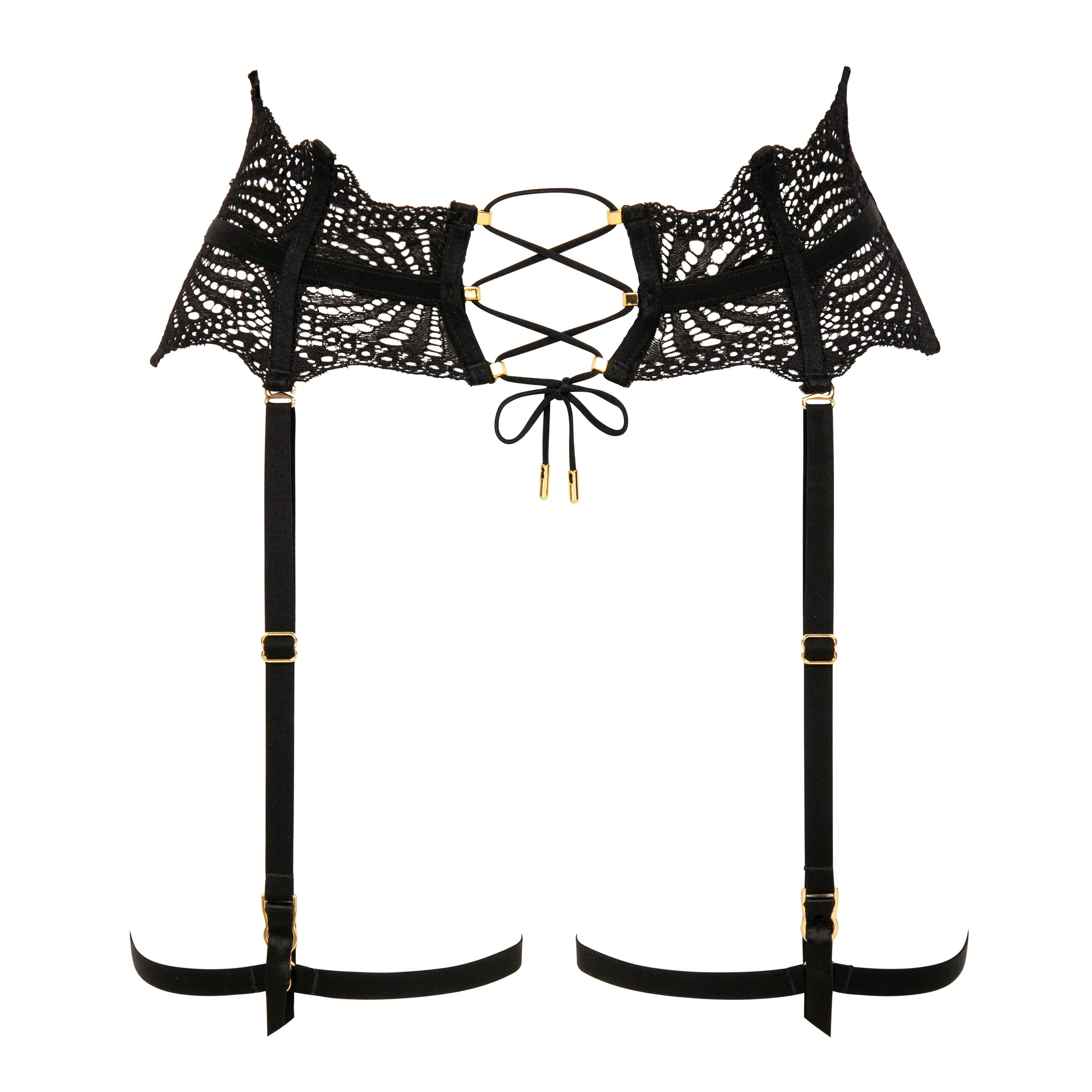 Sexy See Through Lace Garter Belt Atelier Amour Enlace Moi