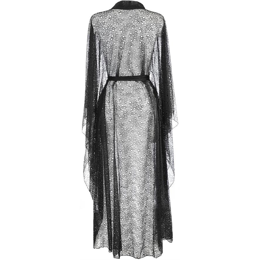 Sexy Sheer Lace Robe Axami Black Panther