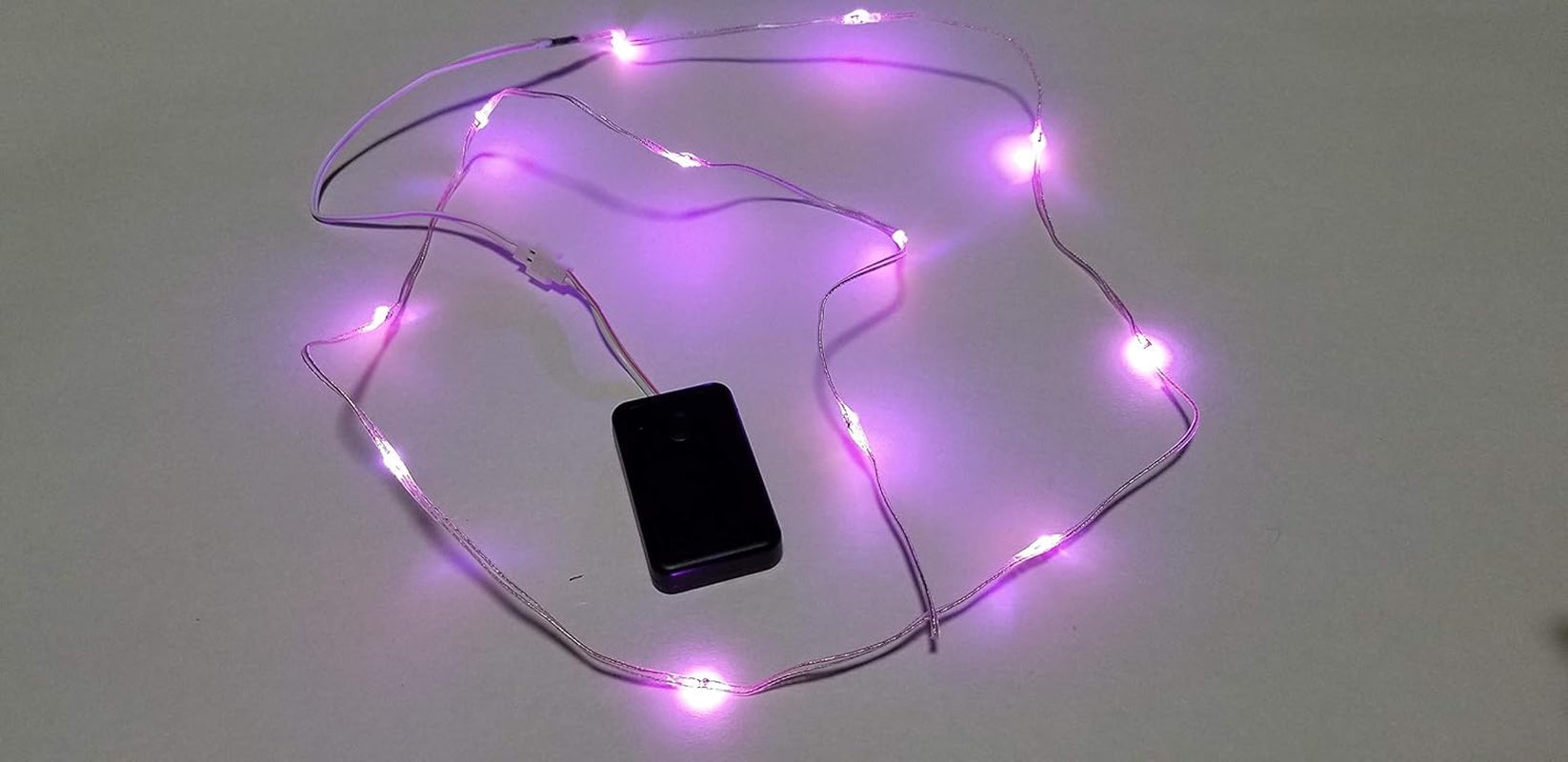 LED String Lights USB Rechargeable (Pink)
