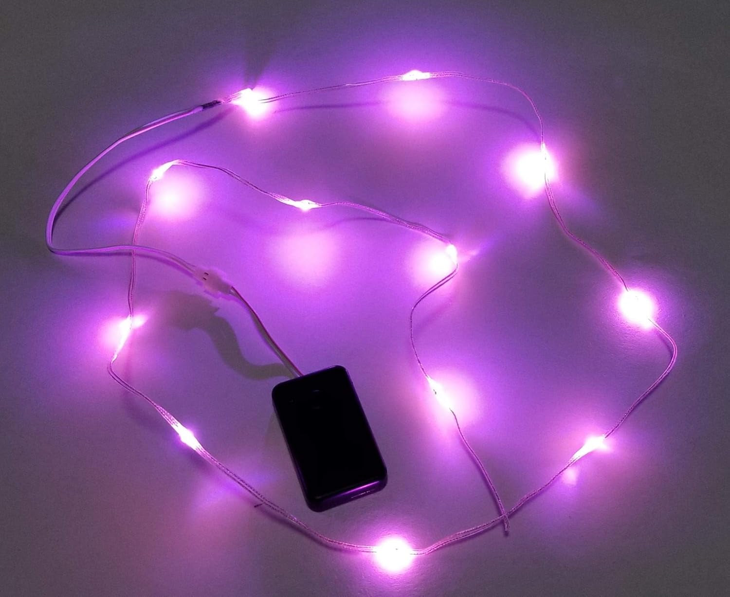 LED String Lights USB Rechargeable (Pink)