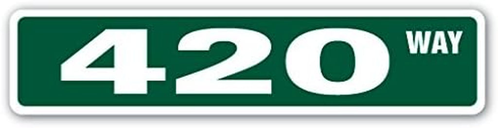 420 Street Sign | Indoor/Outdoor | 30" Wide