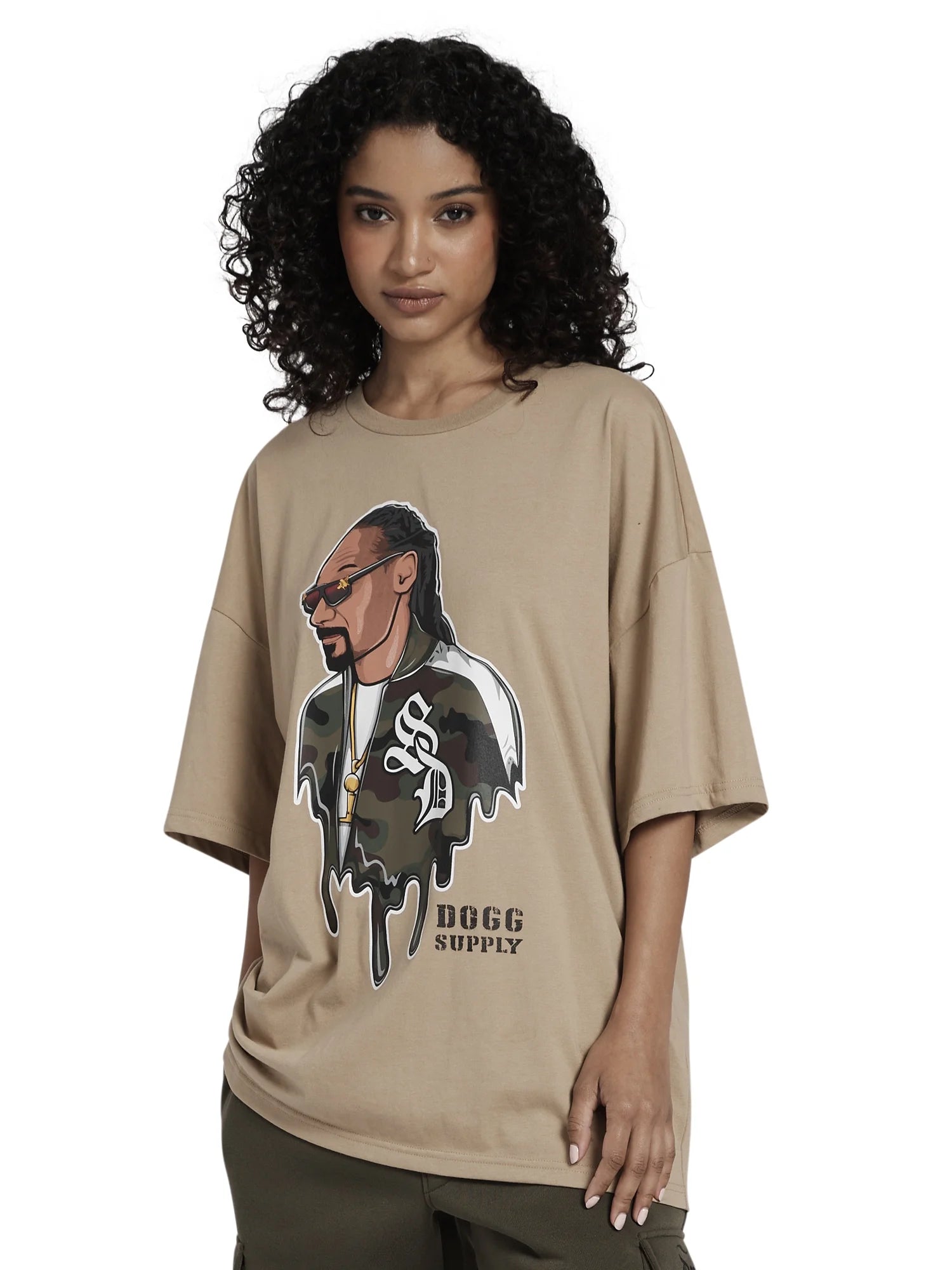 by Snoop Dogg Men'S & Big Men'S Oversize Drop Shoulder Graphic T-Shirt, Sizes XS-3XL