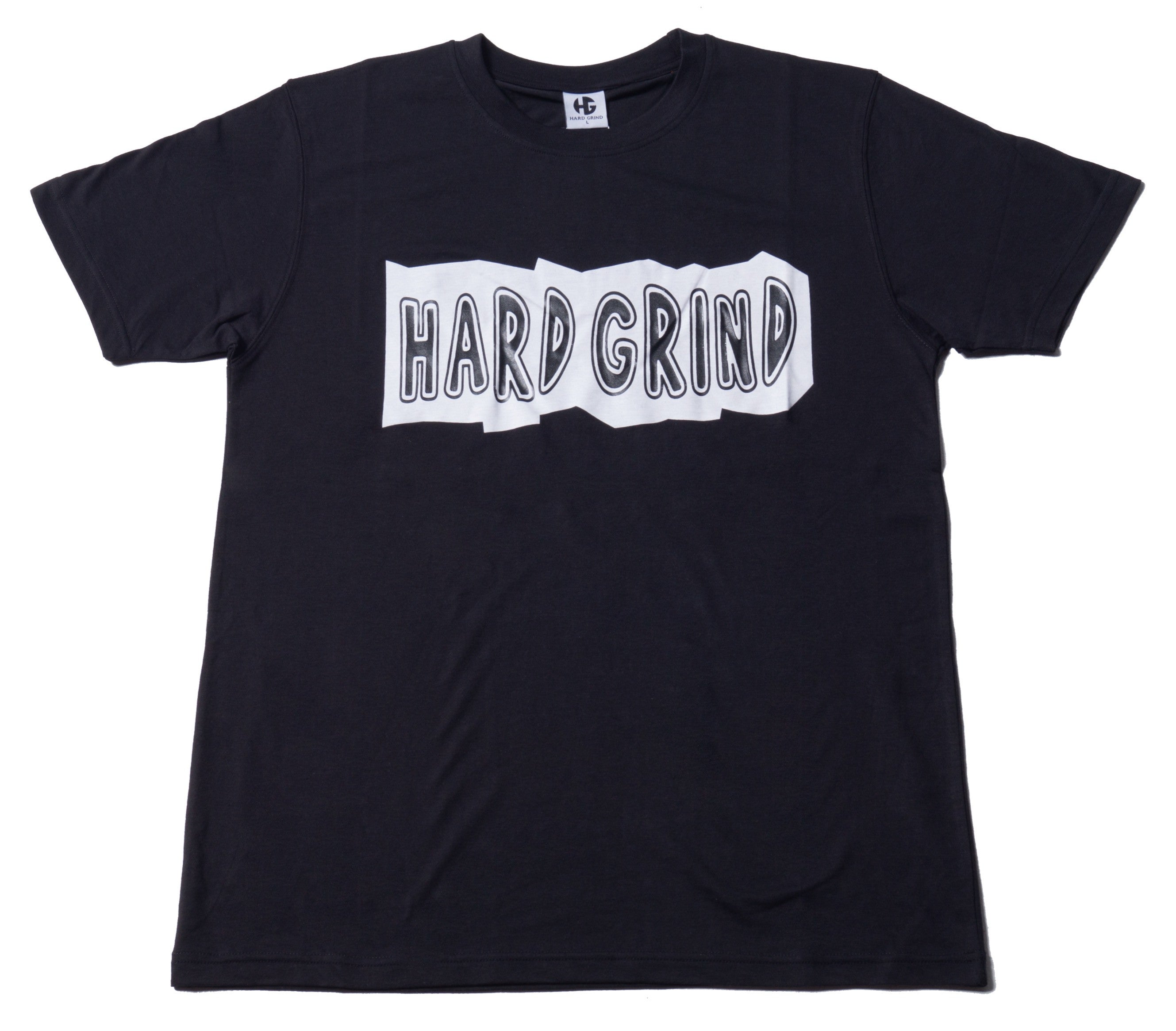 Mens HG Stay Solid T Shirt - Black/White