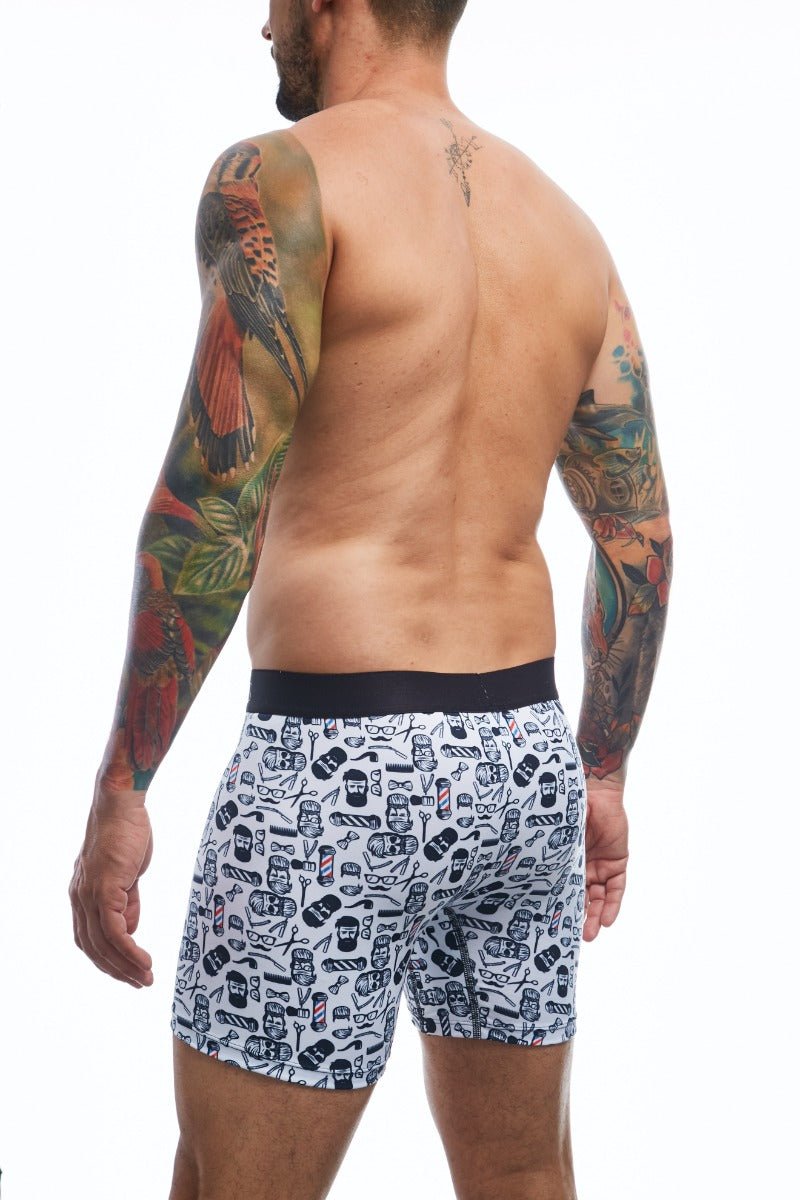 Malebasics Boxerbrief Barber Skulls