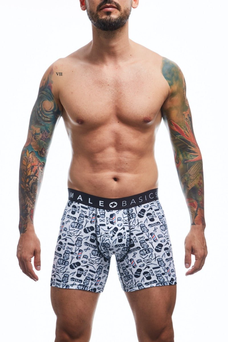 Malebasics Boxerbrief Barber Skulls