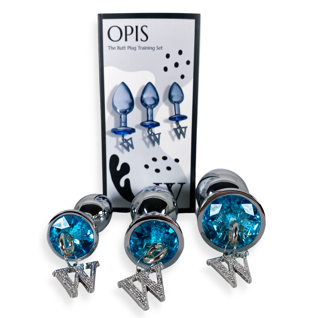 Opis - The 3-piece Luxury Gem Butt Plug & Anal Training Kit