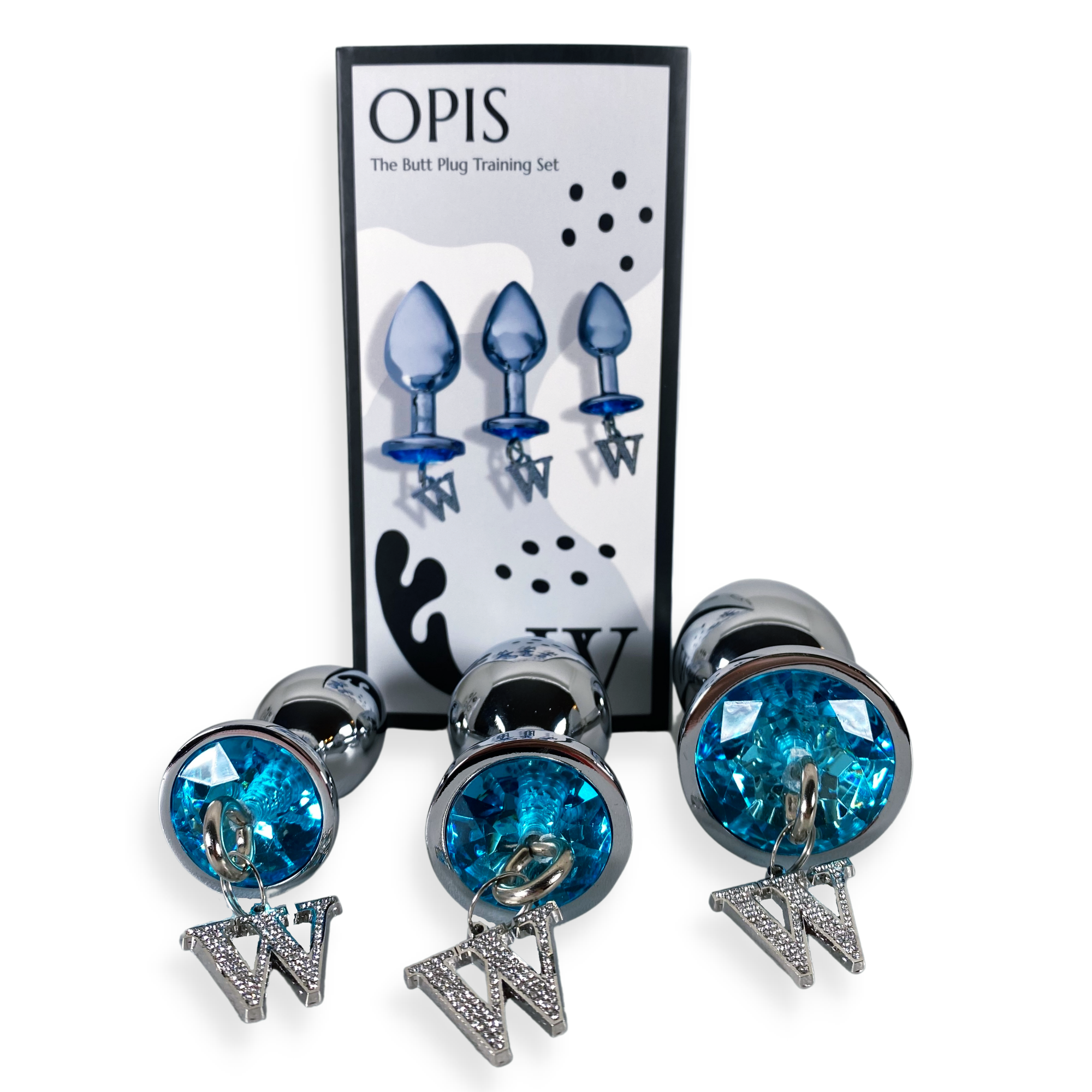 Opis - The 3-piece Luxury Gem Butt Plug & Anal Training Kit